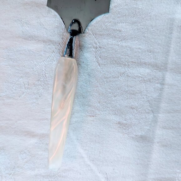 Lot of 6 VTG German MCM Dessert Bakelite Set Pyraline Cake Lifter Cake Forks - Picture 8 of 10